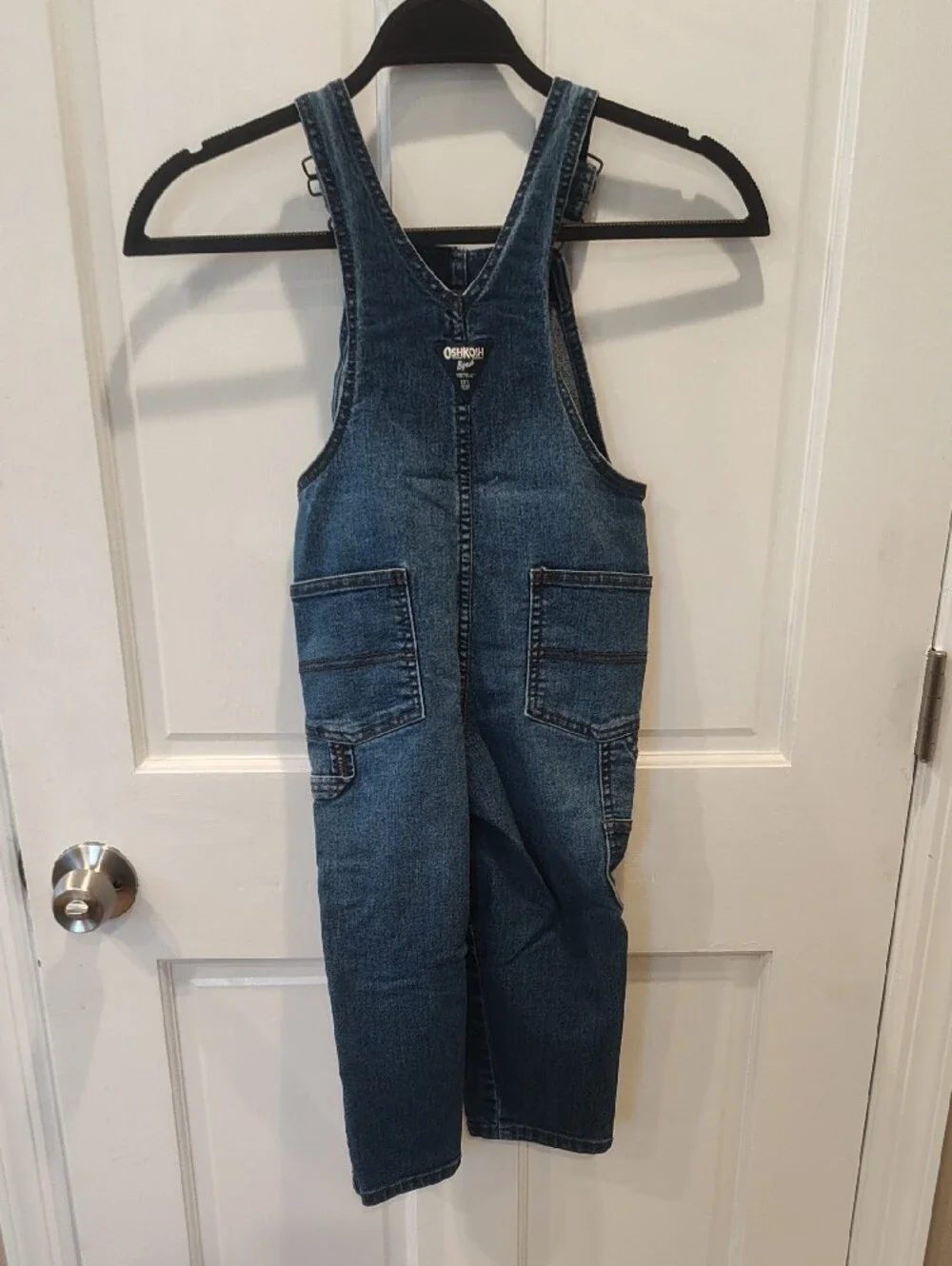 OshKosh B'gosh Dark Blue Denim Kids' Overalls